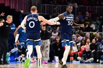 Julius Randle and Donte DiVincenzo Wolves pic