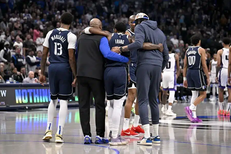 NBA stars flood Kyrie Irving with messages of support after Mavericks star sprains knee