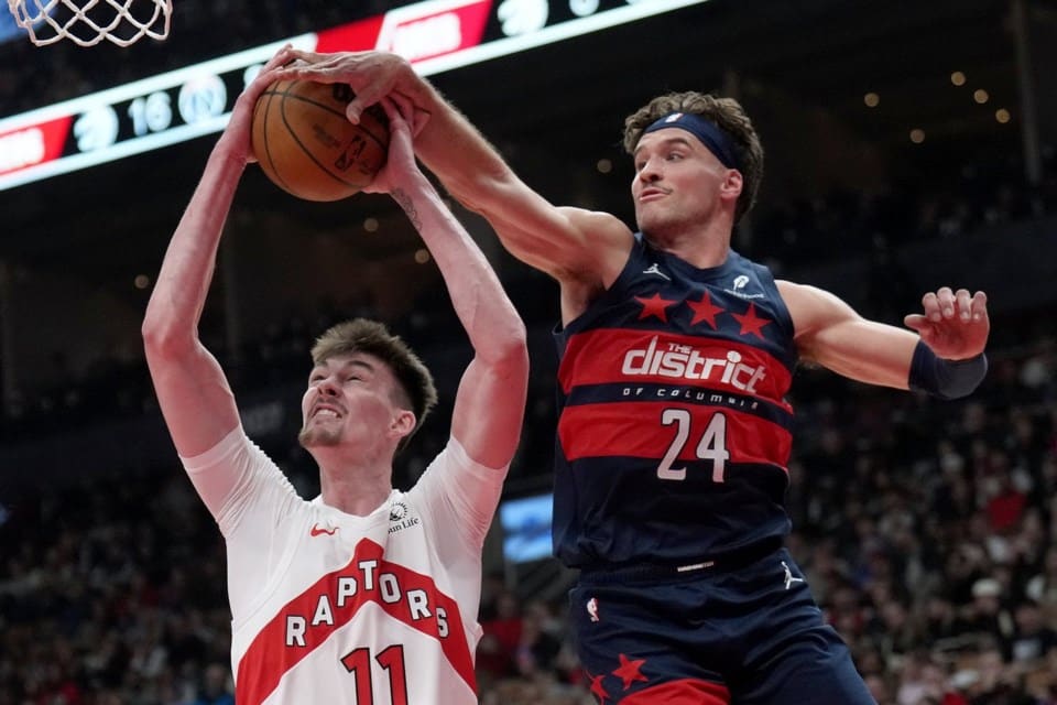 Raptors set team single-game record with 73 rebounds vs. Wizards