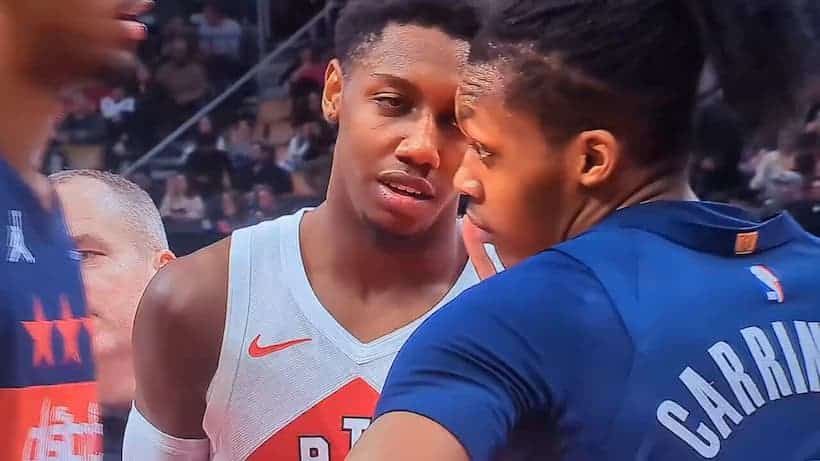 Watch: Wizards’ Rookie Bub Carrington Taunts RJ Barrett To Punch Him